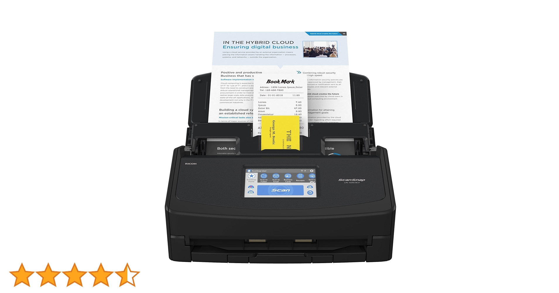 Amazon | ScanSnap iX1600 Deluxe Color Duplex Document